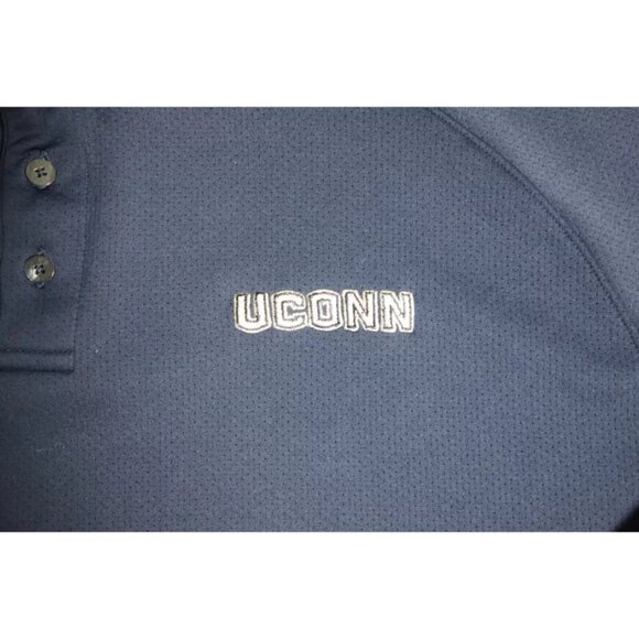 Nike Dri-Fit Polo Shirt Mens 2XL Blue UConn Huskies Basketball Logo Embroidered - Picture 4 of 10